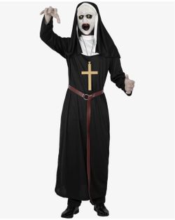 Horror Nun Halloween Costume with Mask