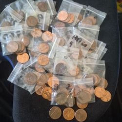 "Lot 112 United States One Cent Usa Lincoln Penny Coins READ DESCRIPTION