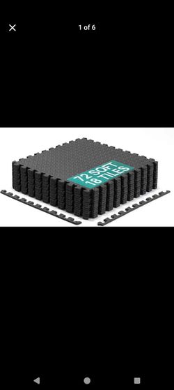 Yes4All EVA Interlocking Foam Mats for Floor Protection
Includes Border Edges, Cushioned Surface and Easy Interlocking Design for Living Rooms, Garage