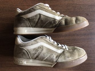 Vintage 2003 VANS JIM GRECO 2 Professional Skate Shoes LODEN FOG (Olive Green & Off-White) Men’s Size 8.5