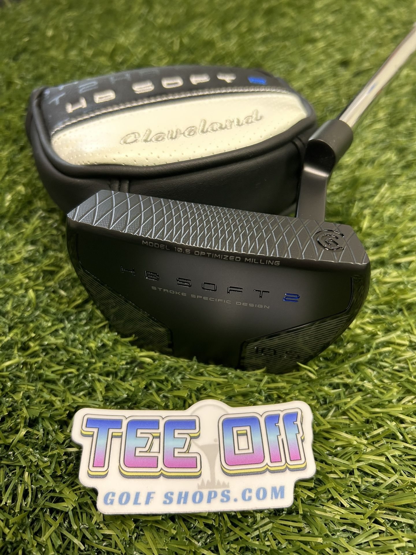 Cleveland HB Soft 2 Black Mallet Putter 34.5" Mamiya Shaft SS Grip RH