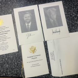 Donald Trump 2025 Inauguration Packet