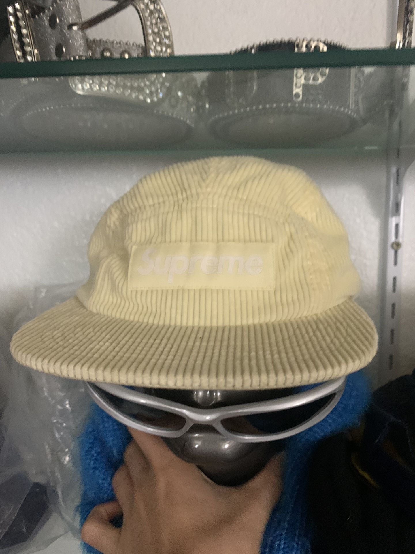 Supreme Crème Corduroy Hat