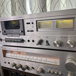 Yamaha Cassette Sherwood Reciever 