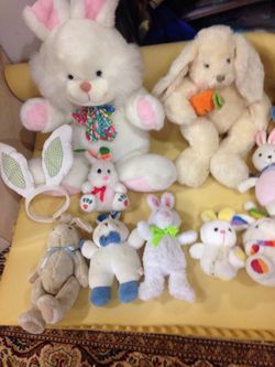 11 bunny toys all for $10
