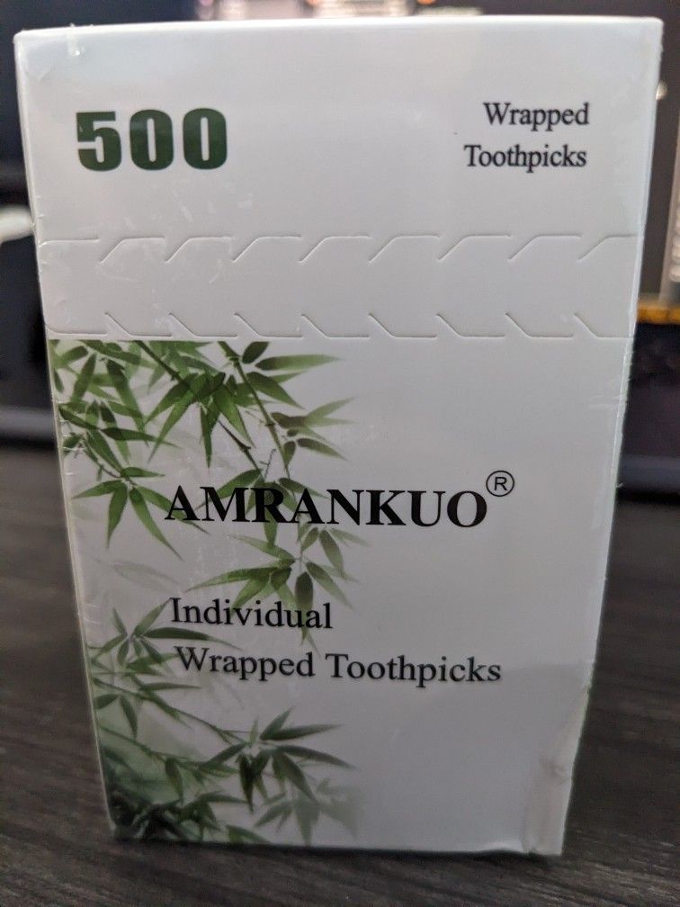 500 Individually Wrapped Toothpicks