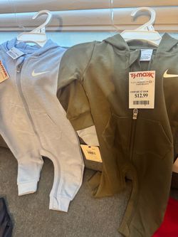 Nike Baby Zip-Up Hoodie Romper