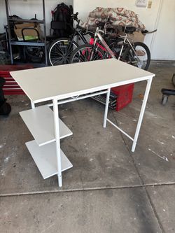 White  desk