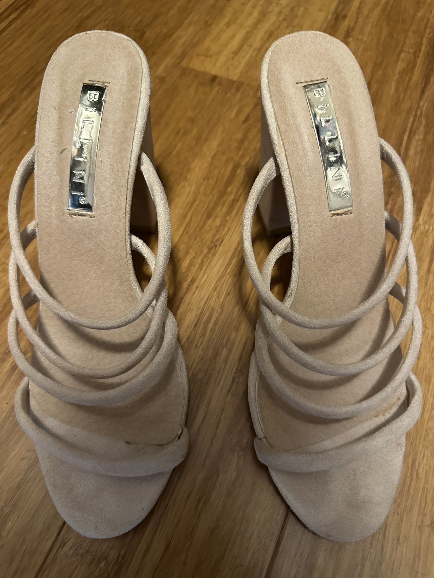 Billini Strappy Block 4” Heel Sandals – Size 8