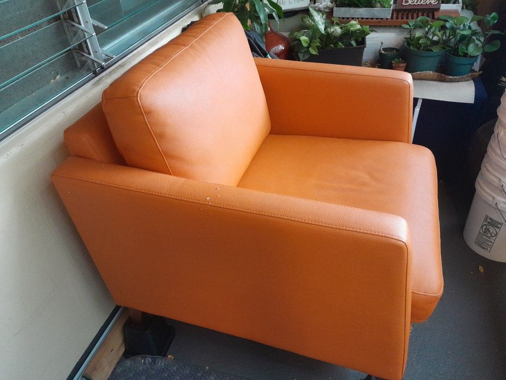 Orange Sofa Chair