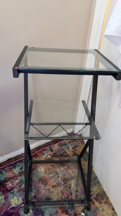 Compact black metal frame