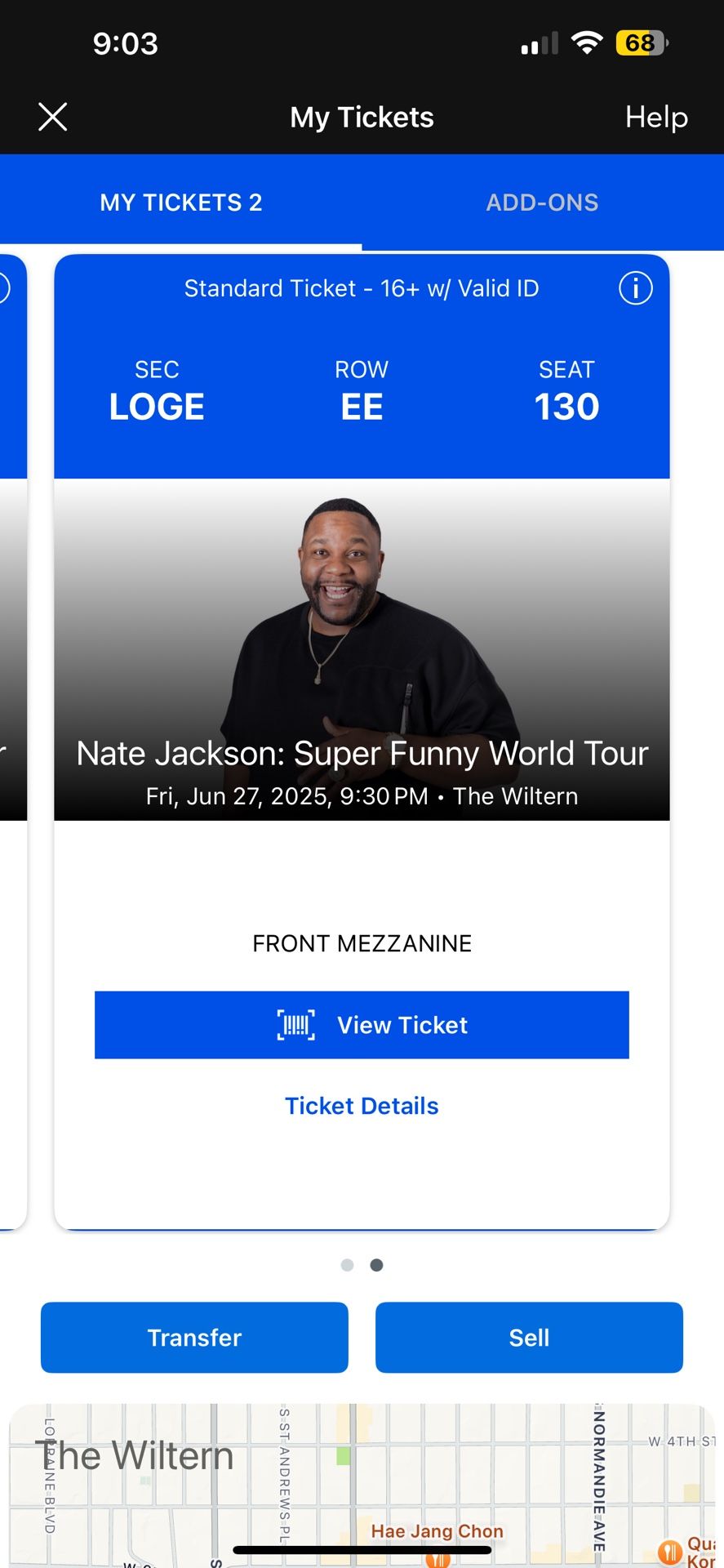 Nate Jackson Tickets