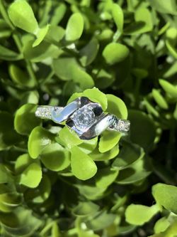Sterling silver CZ ring