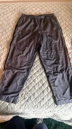 Vintage Nike Track Black & Grey Baggy Y2K