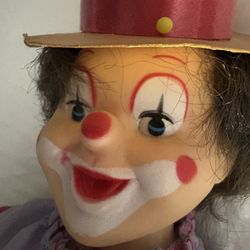 Vintage Collectible Porcelain Clown Doll