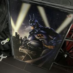 Batman Custom Framed Art