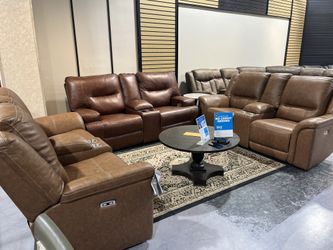 $699 Recliner Leather Loveseat 