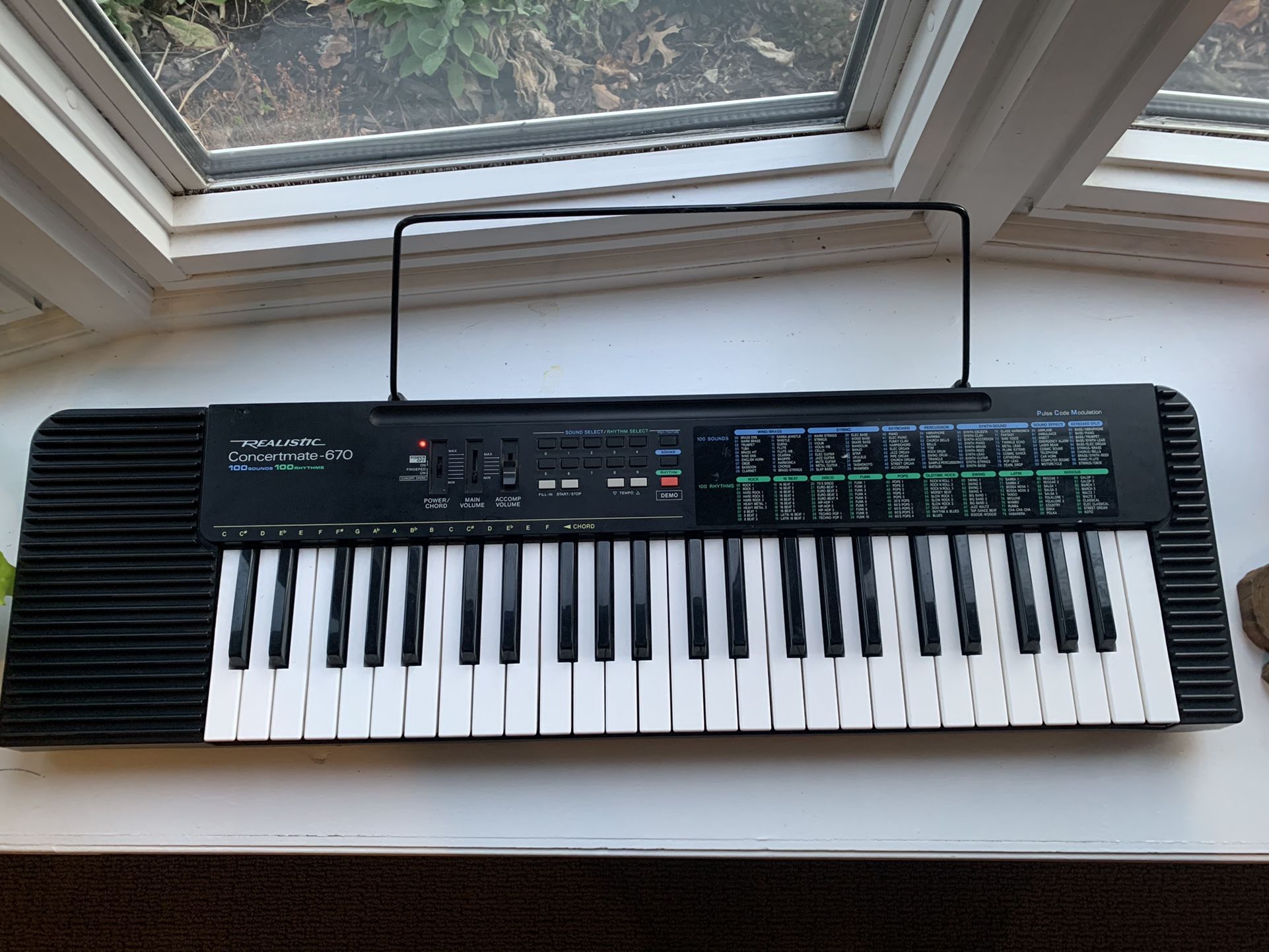realistic concertmate 670 100 rounds 100 rhythm