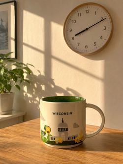 Vintage Starbucks coffee mug Wisconsin