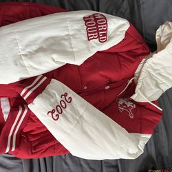 True religion jacket red / white