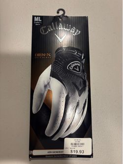 Brand New Callaway Mens ML Golf Glove ( For left hand)