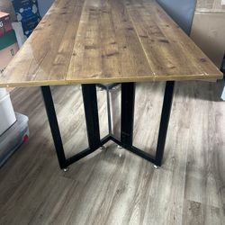 Foldable Dining Room Table With 8 Chairs