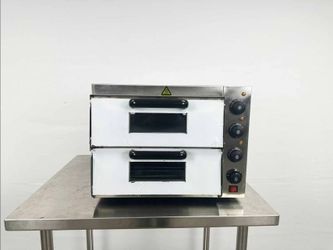 Electric 3000w Pizza Oven Double Deck Bakery 220V PS-2PT
