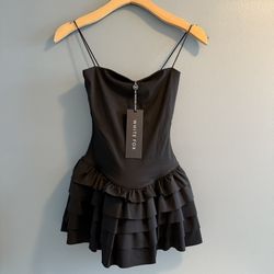 White Fox Boutique Black Photo ID Playsuit