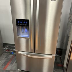 ❄️ Whirlpool 36” French Door - Blue LED Digital Touch Controls | Stainless Steel Refrigerator | Same Day Delivery ❄️