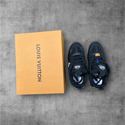 “black/white” LV Skate Trainers