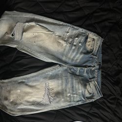 purple jeans authentic P002