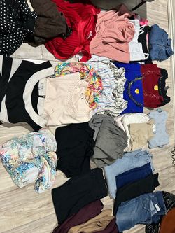 Woman’s large bundle