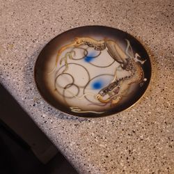 It's A Saucer And Teacup With Like A Dragon On It Made In  Japan  Hasn't Been Used Very Much Normal Wear And Tear