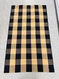 Grid Area Rug 3x5FT