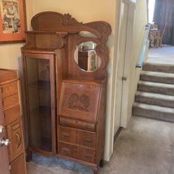 Antique Oak Secretary