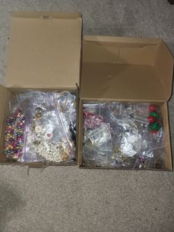 Vintage jewelry two boxes