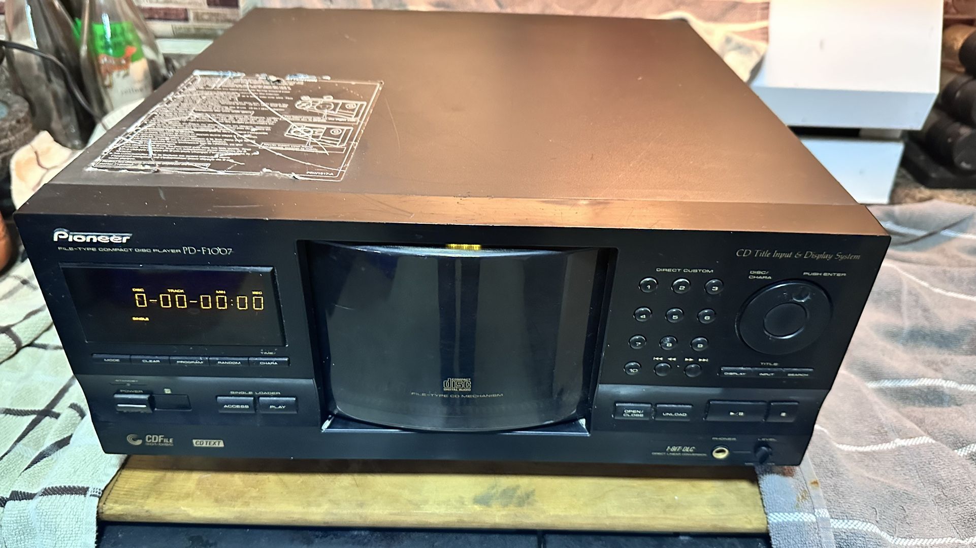 Pioneer PD-F1007 301-Disc CD Changer