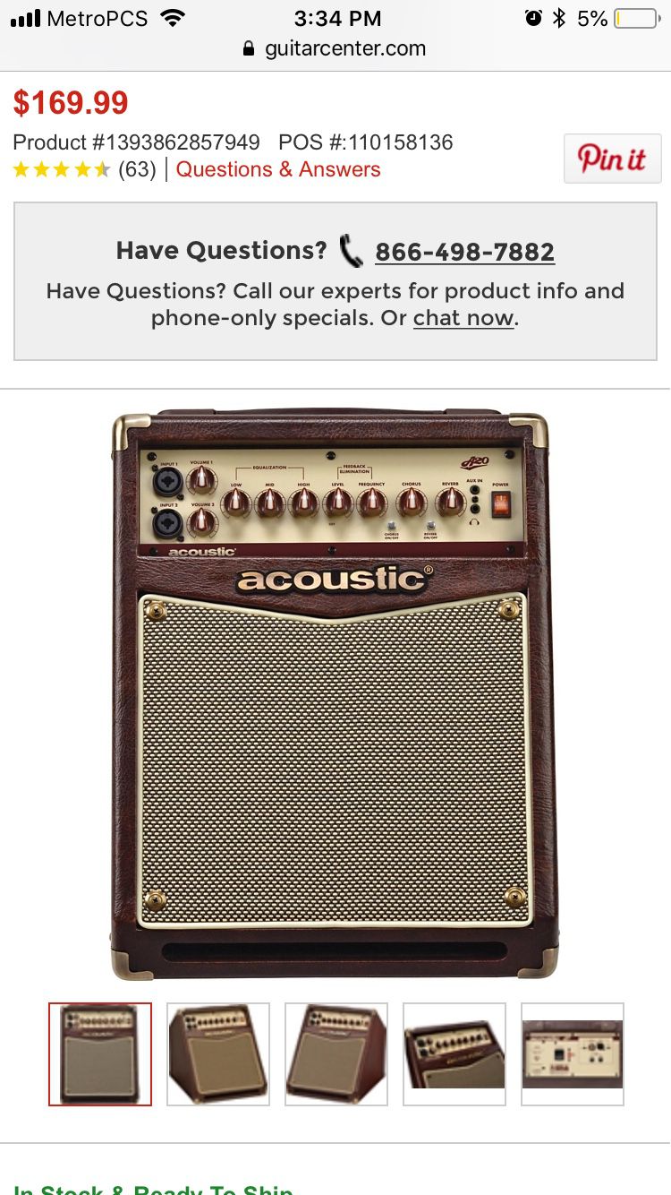Acoustic guitar amplifier