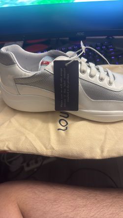 Prada America's Cup Patent Leather Sneakers Size 12