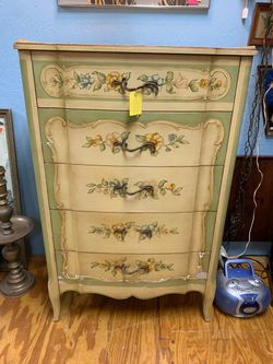 John Widdicomb Shabby Chest of Drawers Dresser