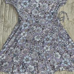 Lila Flower Dress