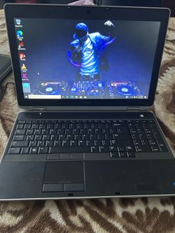 Dell latitude 15.6" intel i5 8gb ram 320 hd windows 10 Virtual dj pro