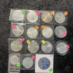 Silver Rounds 1oz Generic Premium. First Come first serve 