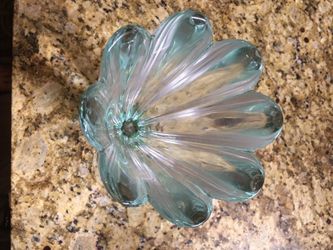 Orrefors crystal tulip vase
