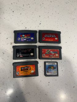 Game Boy Advance & Nintendo DS Cartridge Lot of 6