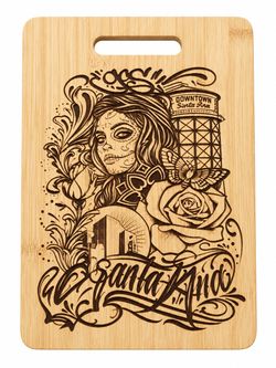 Santa Ana OC Bamboo cutting board