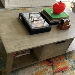 Solid Wood Coffee Table Modern Farmhouse 