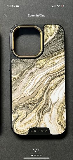 BURGA iPhone Case Gold Marble Design