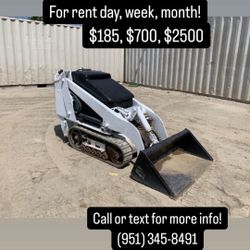 Walk-behind Mini Skidsteer