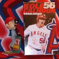 Angels Baseball Kole Calhoun Wall Catch Bobblehead